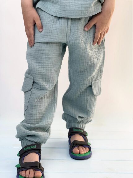 Unisex Kids Muslin Pants