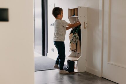 Wooden Kids Clothing Rack