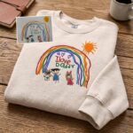 Custom Kids Drawing Sweatshirt