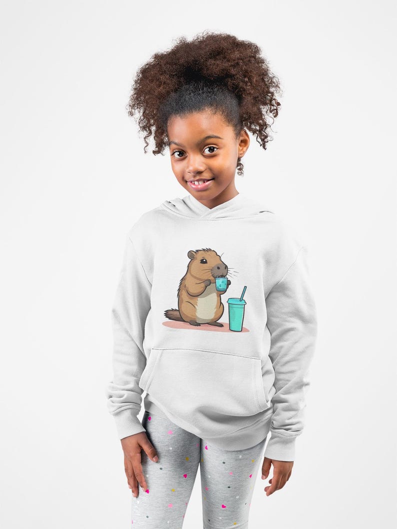 il_794xN.8066199886_3z1k.jpg Capybara Kids Hoodie - Image 1