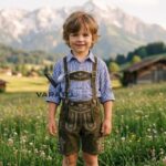 Kids Bavarian Lederhosen Set