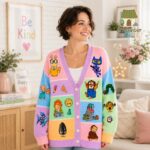 Book Character Knit Cardigan