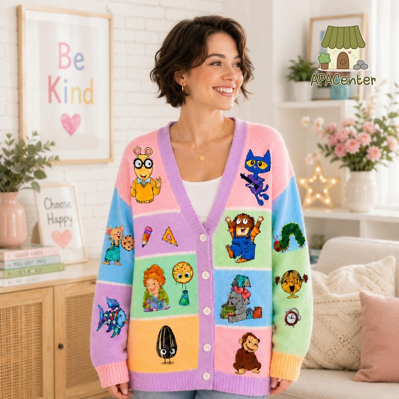 il_794xN.8225113499_sikk.jpg Book Character Knit Cardigan - Image 1