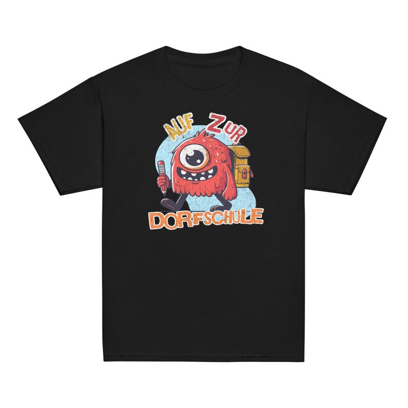 il_794xN.8265398235_q4ch.jpg Monster School Kids Shirt - Image 1